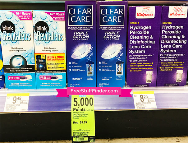 *HOT* $2.49 (Reg $10) Clear Care Contact Solution at Walgreens